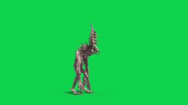 Wendigo Yeşil Ekran Ölüm Tarafı 3B Canlandırma
