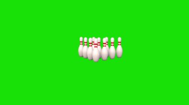 Bowling Salonu 9: Yeşil Ekran 3 Boyutlu Canlandırma