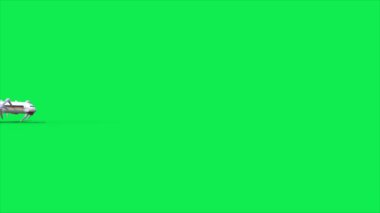 Yeşil Ekran Uçak Yiyen Canavarı, Koca Ağız, 3 boyutlu animasyonlar SCP Rending CGI Sinematik 4K