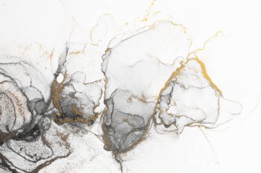 Marble ink abstract art from meticulous original painting abstract background . Painting was painted on high quality paper texture to create smooth marble background pattern of ombre alcohol ink .