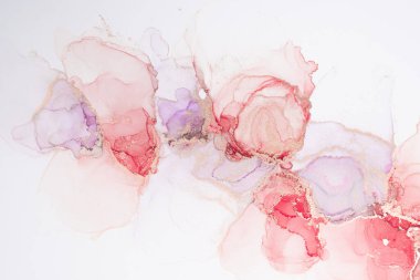 Marble ink abstract art from meticulous original painting abstract background . Painting was painted on high quality paper texture to create smooth marble background pattern of ombre alcohol ink .