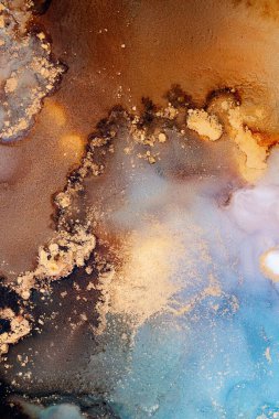 Soyut arkaplan için özgün tablodaki mermer mürekkep soyut sanat. Boyama, ombre alkol mürekkebinin pürüzsüz mermer arkaplan desenini yaratmak için yüksek kaliteli kağıt dokusuna boyanmış. .