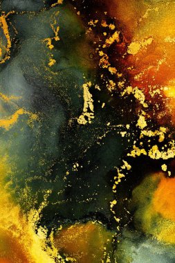 Enfes orjinal resmin mermer mürekkep sanatının soyut arkaplanını yakmak. Boyama, ombre alkol mürekkebinin pürüzsüz mermer arkaplan desenini yaratmak için yüksek kaliteli kağıt dokusuna boyanmış. .