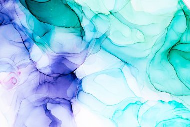 Soyut arkaplan için özgün tablodaki mermer mürekkep soyut sanat. Boyama, ombre alkol mürekkebinin pürüzsüz mermer arkaplan desenini yaratmak için yüksek kaliteli kağıt dokusuna boyanmış. .