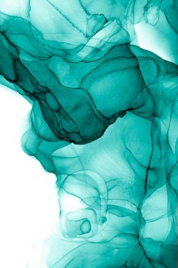 Soyut arkaplan için özgün tablodaki mermer mürekkep soyut sanat. Boyama, ombre alkol mürekkebinin pürüzsüz mermer arkaplan desenini yaratmak için yüksek kaliteli kağıt dokusuna boyanmış. .