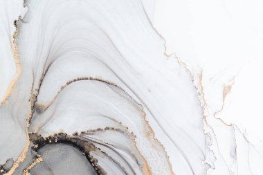 Marble ink abstract art from meticulous original painting abstract background . Painting was painted on high quality paper texture to create smooth marble background pattern of ombre alcohol ink .