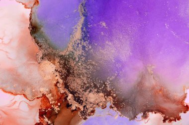 Soyut arkaplan için özgün tablodaki mermer mürekkep soyut sanat. Boyama, ombre alkol mürekkebinin pürüzsüz mermer arkaplan desenini yaratmak için yüksek kaliteli kağıt dokusuna boyanmış. .