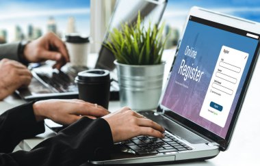 İnternet sitesinde mod form doldurmak için çevrimiçi kayıt formu