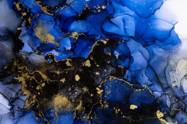 Soyut arkaplan için özgün tablodaki mermer mürekkep soyut sanat. Boyama, ombre alkol mürekkebinin pürüzsüz mermer arkaplan desenini yaratmak için yüksek kaliteli kağıt dokusuna boyanmış. .