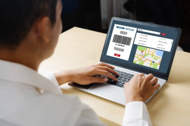 Ürün nakliyesi ve teslimatı için e-ticaret ve mod çevrimiçi iş izleme sistemi