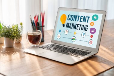 Mod çevrimiçi iş ve e-ticaret pazarlama stratejisi için içerik pazarlaması