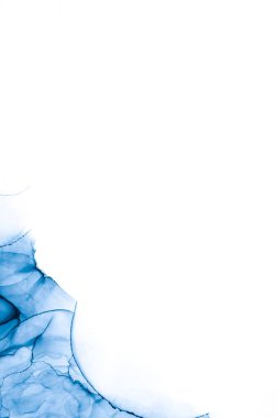 Soyut arkaplan için özgün tablodaki mermer mürekkep soyut sanat. Boyama, ombre alkol mürekkebinin pürüzsüz mermer arkaplan desenini yaratmak için yüksek kaliteli kağıt dokusuna boyanmış. .