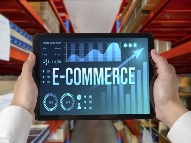 E-ticaret veri yazılımı çevrimiçi perakende şirketine satış analizi için mod gösterge tablosu sağlar