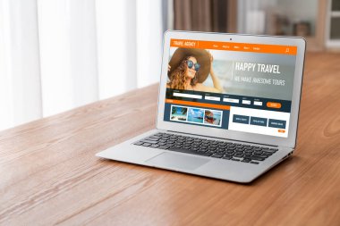 Model arama ve seyahat planlama için internet sitesi uçuş, otel ve tur rezervasyonları için anlaşma ve paket sunuyor