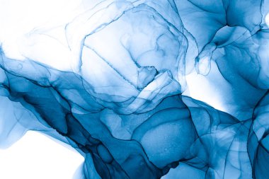 Soyut arkaplan için özgün tablodaki mermer mürekkep soyut sanat. Boyama, ombre alkol mürekkebinin pürüzsüz mermer arkaplan desenini yaratmak için yüksek kaliteli kağıt dokusuna boyanmış. .