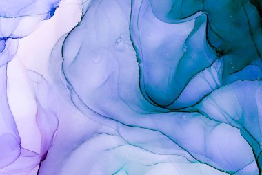 Soyut arkaplan için özgün tablodaki mermer mürekkep soyut sanat. Boyama, ombre alkol mürekkebinin pürüzsüz mermer arkaplan desenini yaratmak için yüksek kaliteli kağıt dokusuna boyanmış. .