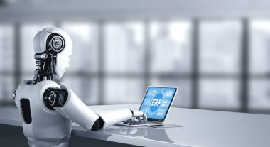 Pazarlama stratejisini planlamak için modern iş için ERP girişimi kaynak planlama yazılımı