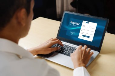 İnternet sitesinde mod form doldurmak için çevrimiçi kayıt formu