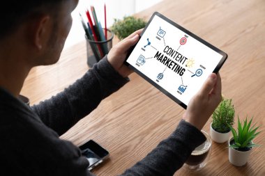 Mod çevrimiçi iş ve e-ticaret pazarlama stratejisi için içerik pazarlaması