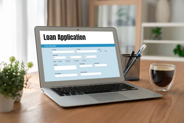 Online loan application form for modish digital information collection on the internet network