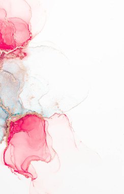 Marble ink abstract art from meticulous original painting abstract background . Painting was painted on high quality paper texture to create smooth marble background pattern of ombre alcohol ink .