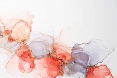 Marble ink abstract art from meticulous original painting abstract background . Painting was painted on high quality paper texture to create smooth marble background pattern of ombre alcohol ink .