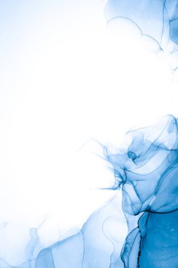 Soyut arkaplan için özgün tablodaki mermer mürekkep soyut sanat. Boyama, ombre alkol mürekkebinin pürüzsüz mermer arkaplan desenini yaratmak için yüksek kaliteli kağıt dokusuna boyanmış. .