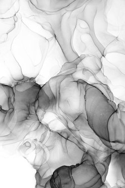 Soyut arkaplan için özgün tablodaki mermer mürekkep soyut sanat. Boyama, ombre alkol mürekkebinin pürüzsüz mermer arkaplan desenini yaratmak için yüksek kaliteli kağıt dokusuna boyanmış. .