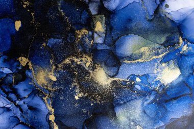 Soyut arkaplan için özgün tablodaki mermer mürekkep soyut sanat. Boyama, ombre alkol mürekkebinin pürüzsüz mermer arkaplan desenini yaratmak için yüksek kaliteli kağıt dokusuna boyanmış. .