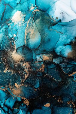 Soyut arkaplan için özgün tablodaki mermer mürekkep soyut sanat. Resim, Kintsuki mürekkep sanatının düz mermer arkaplan desenini yaratmak için yüksek kaliteli kağıt dokusuna boyanmış. .