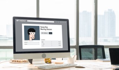 NFT pazarı dijital sanatçının çalışmalarını İnternet ağında satması için mod satış kanalı sağlıyor