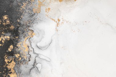 Soyut arkaplan için özgün tablodaki mermer mürekkep soyut sanat. Boyama, ombre alkol mürekkebinin pürüzsüz mermer arkaplan desenini yaratmak için yüksek kaliteli kağıt dokusuna boyanmış. .
