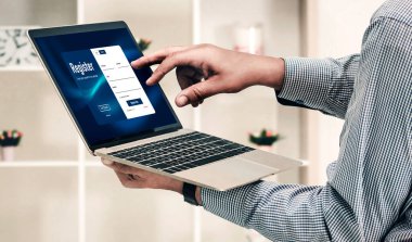 İnternet sitesinde mod form doldurmak için çevrimiçi kayıt formu