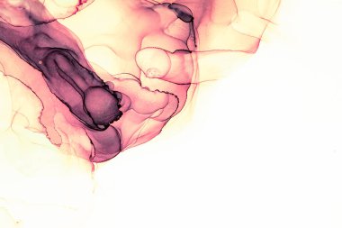 Soyut arkaplan için özgün tablodaki mermer mürekkep soyut sanat. Boyama, ombre alkol mürekkebinin pürüzsüz mermer arkaplan desenini yaratmak için yüksek kaliteli kağıt dokusuna boyanmış. .