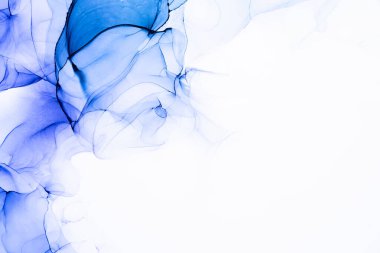 Soyut arkaplan için özgün tablodaki mermer mürekkep soyut sanat. Boyama, ombre alkol mürekkebinin pürüzsüz mermer arkaplan desenini yaratmak için yüksek kaliteli kağıt dokusuna boyanmış. .