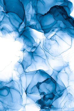 Soyut arkaplan için özgün tablodaki mermer mürekkep soyut sanat. Boyama, ombre alkol mürekkebinin pürüzsüz mermer arkaplan desenini yaratmak için yüksek kaliteli kağıt dokusuna boyanmış. .