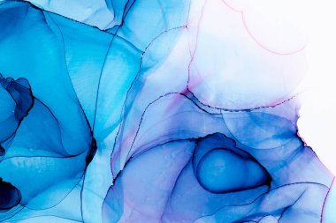 Soyut arkaplan için özgün tablodaki mermer mürekkep soyut sanat. Boyama, ombre alkol mürekkebinin pürüzsüz mermer arkaplan desenini yaratmak için yüksek kaliteli kağıt dokusuna boyanmış. .