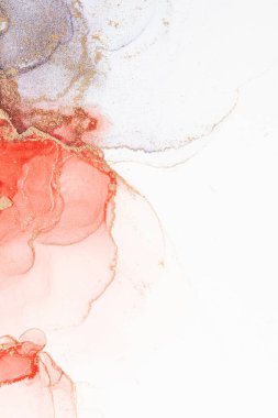 Marble ink abstract art from meticulous original painting abstract background . Painting was painted on high quality paper texture to create smooth marble background pattern of ombre alcohol ink .