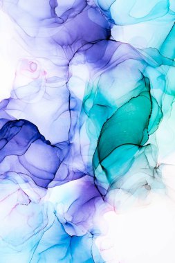 Soyut arkaplan için özgün tablodaki mermer mürekkep soyut sanat. Boyama, ombre alkol mürekkebinin pürüzsüz mermer arkaplan desenini yaratmak için yüksek kaliteli kağıt dokusuna boyanmış. .