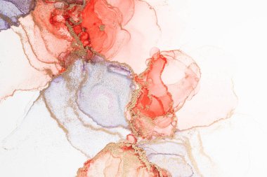 Marble ink abstract art from meticulous original painting abstract background . Painting was painted on high quality paper texture to create smooth marble background pattern of ombre alcohol ink .