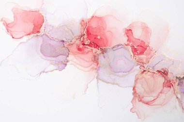 Marble ink abstract art from meticulous original painting abstract background . Painting was painted on high quality paper texture to create smooth marble background pattern of ombre alcohol ink .