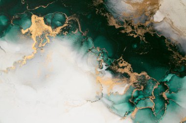 Soyut arkaplan için özgün tablodaki mermer mürekkep soyut sanat. Boyama, ombre alkol mürekkebinin pürüzsüz mermer arkaplan desenini yaratmak için yüksek kaliteli kağıt dokusuna boyanmış. .