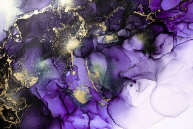 Soyut arkaplan için özgün tablodaki mermer mürekkep soyut sanat. Boyama, ombre alkol mürekkebinin pürüzsüz mermer arkaplan desenini yaratmak için yüksek kaliteli kağıt dokusuna boyanmış. .