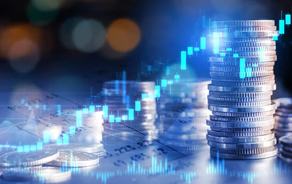 Finance Money Technology Background Concept Business Prosperity Asset Management Creative — Stock Photo, Image
