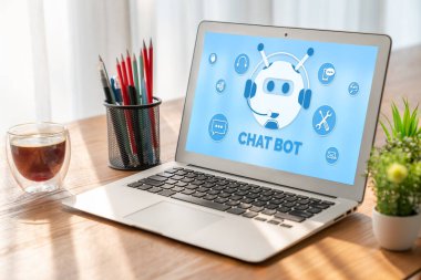 Müşteri sorularına otomatik olarak cevap veren mod çevrimiçi iş için Chatbot yazılım uygulaması