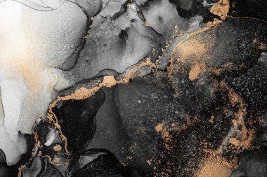 Soyut arkaplan için özgün tablodaki mermer mürekkep soyut sanat. Boyama, ombre alkol mürekkebinin pürüzsüz mermer arkaplan desenini yaratmak için yüksek kaliteli kağıt dokusuna boyanmış. .