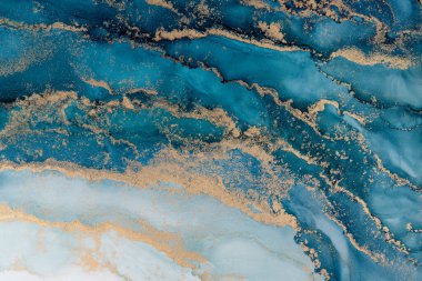 Marble ink abstract art from meticulous original painting abstract background . Painting was painted on high quality paper texture to create smooth marble background pattern of ombre alcohol ink .