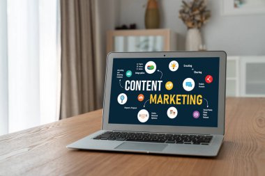 Mod çevrimiçi iş ve e-ticaret pazarlama stratejisi için içerik pazarlaması