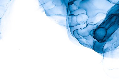 Soyut arkaplan için özgün tablodaki mermer mürekkep soyut sanat. Boyama, ombre alkol mürekkebinin pürüzsüz mermer arkaplan desenini yaratmak için yüksek kaliteli kağıt dokusuna boyanmış. .