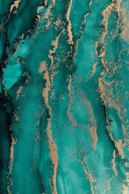 Marble ink abstract art from meticulous original painting abstract background . Painting was painted on high quality paper texture to create smooth marble background pattern of ombre alcohol ink .